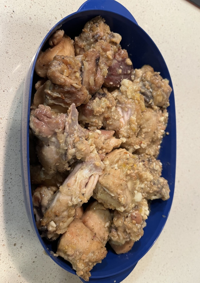 Una foto de Pollo en salsa de almendras con Ninja Foodi Max