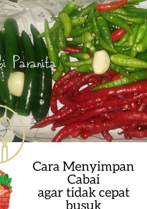 Foto resep Cara menyimpan cabai agar tidak cepat busuk