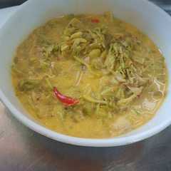A picture of Bunga pepaya masak santan.