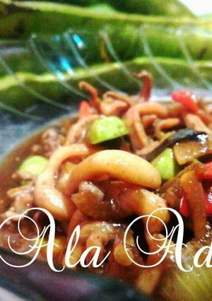 Foto resep Tongseng cumi pete saus tiram