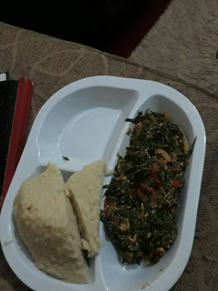 A picture of Left over Meat with veggies.
