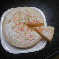 A picture of Eggless Vanilla cake.