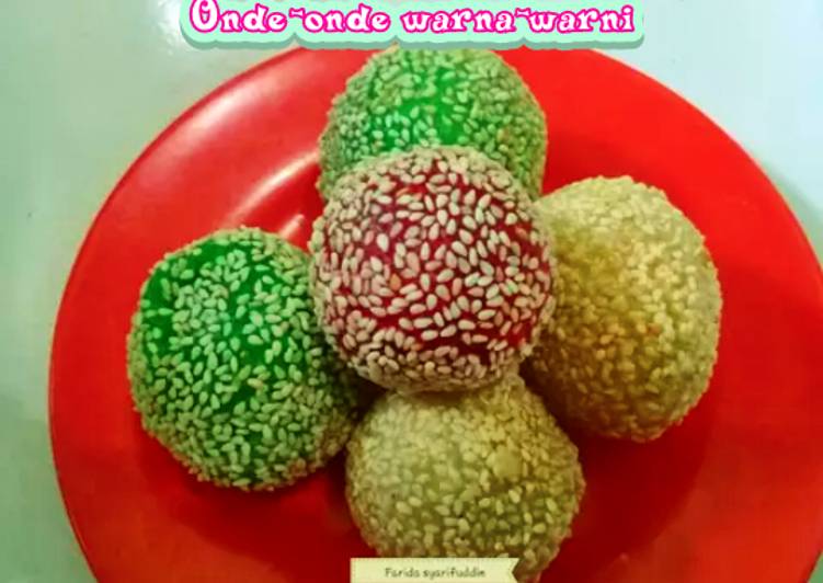 Onde-onde warna warni