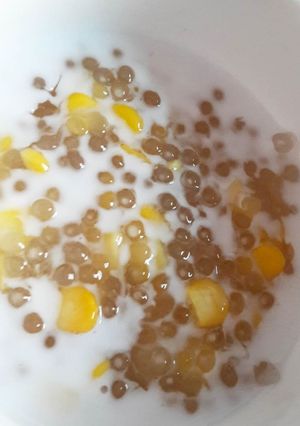 รูปของ ขนมหวานสาคูข้าวโพด