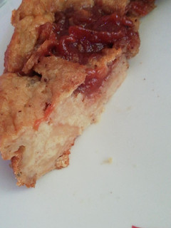 Una foto de Torta de pan de bono y bocadillo