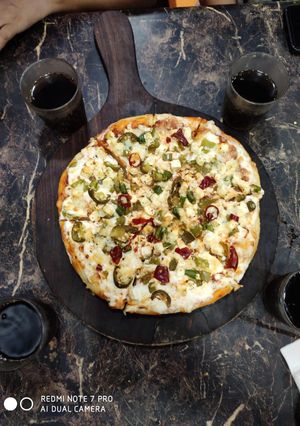 A picture of Homemade pizza.