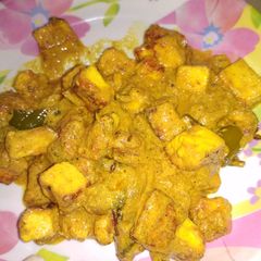 Paneer sabji A picture of Paneer sabji.