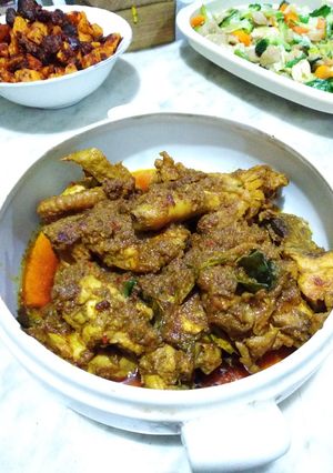 Foto resep Ayam Bumbu Betutu dan Kari