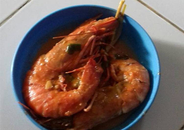 Resep Udang Saus Asam Pedas Anti Gagal