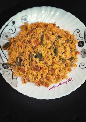 A picture of Veg Fried rice.