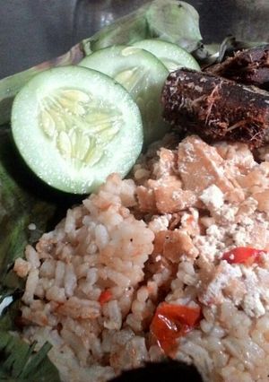 Foto resep Nasi Bakar Tahu Penyet (naskartanyet)