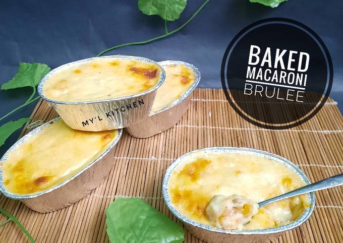 Resep Baked Macaroni Brulee, Lezat