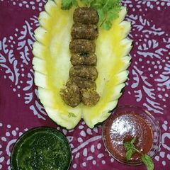 સતતુ પનીર કબાબ A picture of સતતુ પનીર કબાબ.