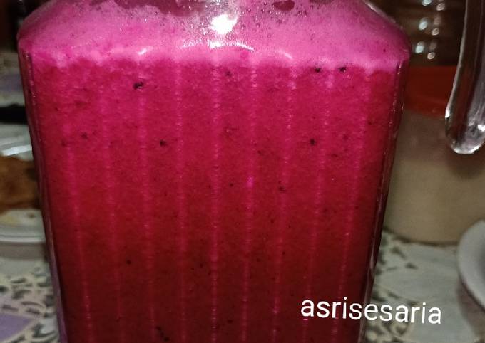Resep Jus Buah Naga Sehat Tanpa Gula oleh Asri Sesaria - Cookpad
