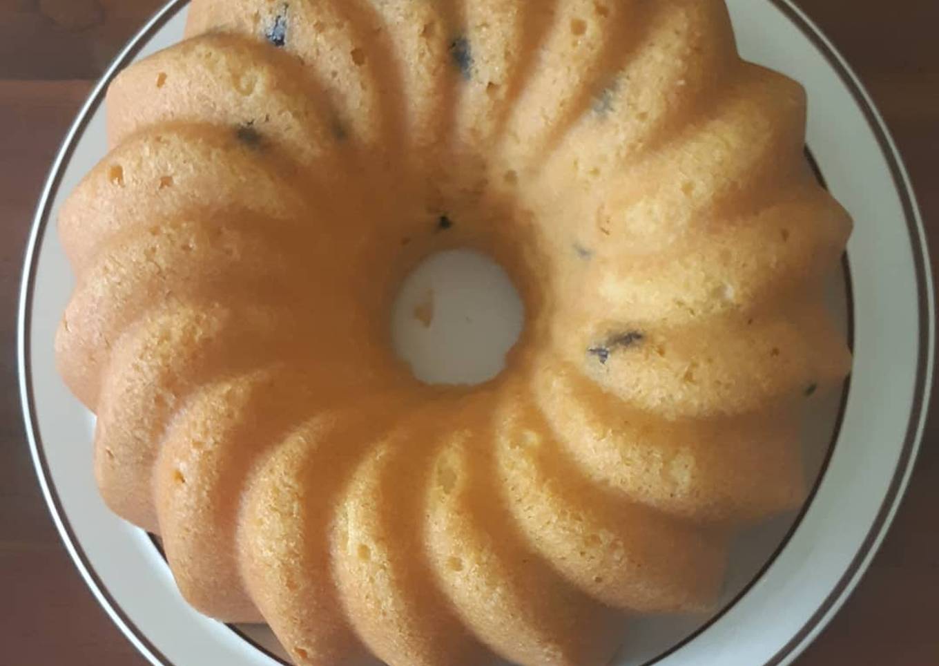 Butter cake tape kismis keju ceddar tabur keju parmesan