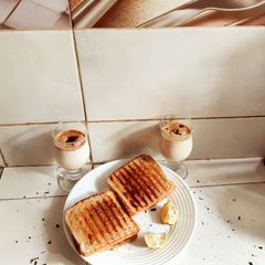 A picture of Beef mince sandwich.