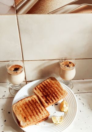A picture of Beef mince sandwich.