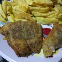 A picture of Classic fish and chips.