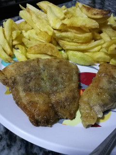 A picture of Classic fish and chips.