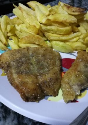 A picture of Classic fish and chips.