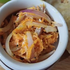 A picture of Carrot onion koshimbir.