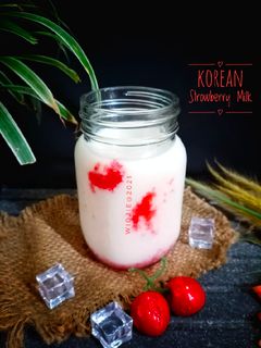 Foto resep Korean Strawberry Milk