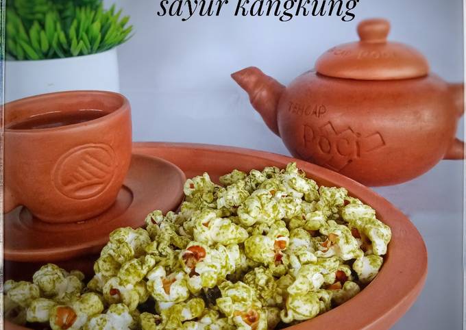 Popcorn karamel (sayur kangkung)