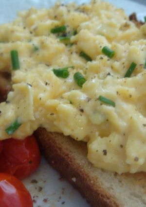 A picture of Gordon Ramsay's Scrambled Eggs.