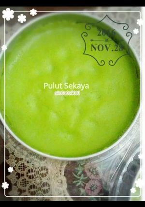 Foto resep Serimuka pandan ketan / pulut sekayo melayu