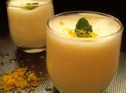 Una foto de mousse de limón sin azúcar