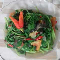 รูปของ Tumis bayam jahe