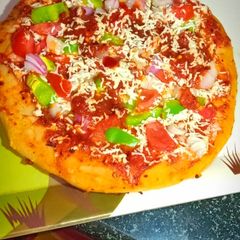 A picture of Veg pizza.