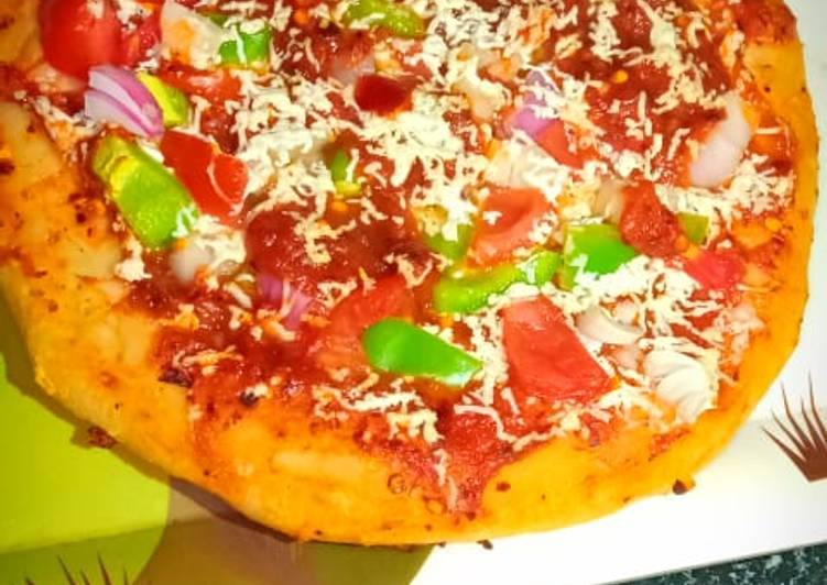 Steps to Prepare Favorite Veg pizza