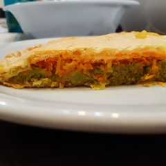 Una foto de Tarta de brócoli y zanahoria