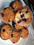 Moist and fluffy Blueberry muffins