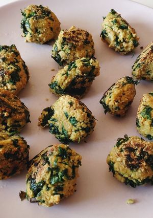 Une photo de Boulettes de tofu à la coriandre (vegan)