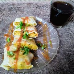 A picture of Aloo Packet Roll.