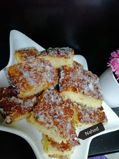 صورة لوصفة بسبوسة