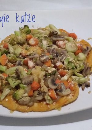Foto resep 11. Pizza tempe brokoli jamur