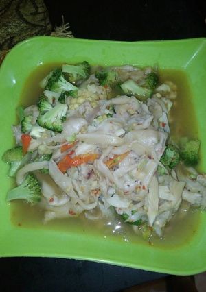 Foto resep Tumis jamur dan brokoli