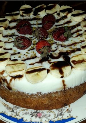 عکسی از دستور کیک بستنی