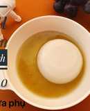 Đậu hũ non yến mạch sốt nho