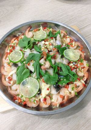 รูปของ ทะเลแซบ🌶นึ่งมะนาว🐟🦐🦑