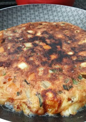 Una foto de Tortilla de Verduras
