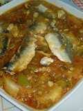 Sopa de sardinas-receta de aprovechamiento de pan duro