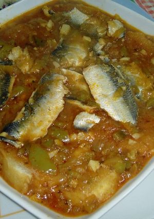 Una foto de Sopa de sardinas-receta de aprovechamiento de pan duro