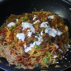 A picture of Saucy Pasta🍝.