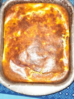 Una foto de Soufflé de zapallo y choclo