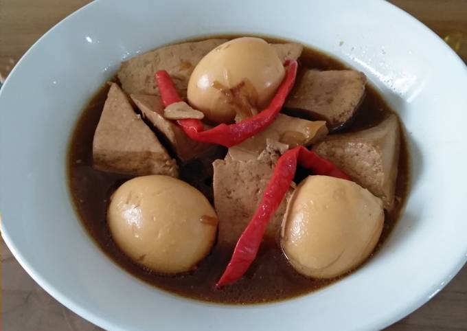 Semur tahu + telor