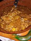 Mole sencillo con papas estilo ranchero las correa